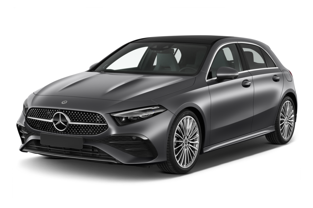 Front 34 2023 Mercedes-Benz A180 AMG Line 5 Doors Hatchback